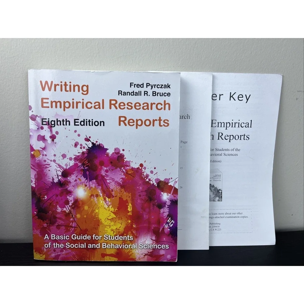 Writing Empirical‎ Research Reports Pyrczak Galvan Paperback Research Methods